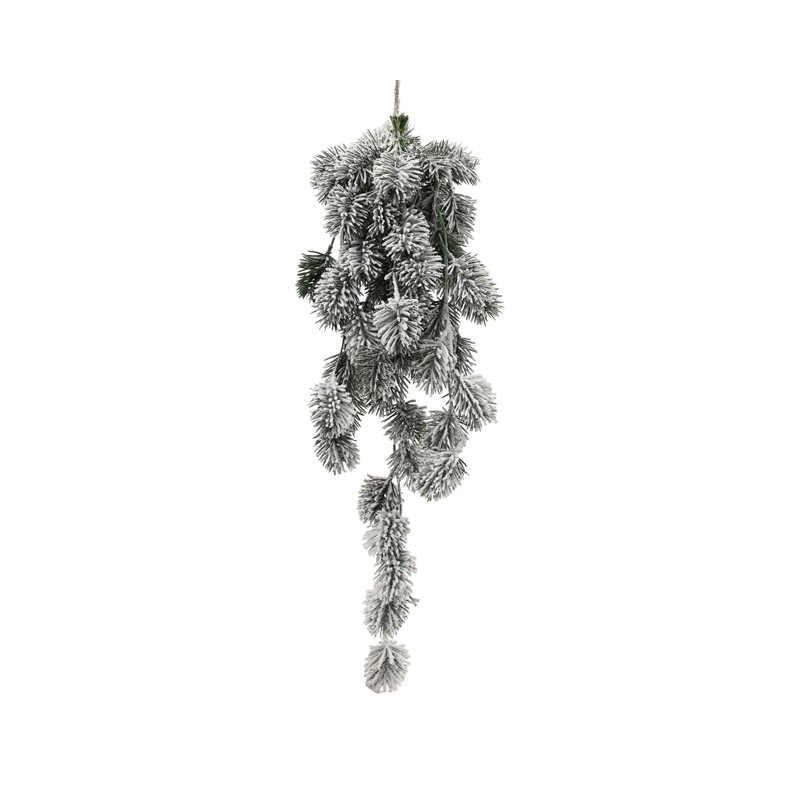 Kunsttak Dennenappel Besneeuwd - 80 cm