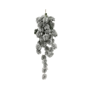 Kunsttak Dennenappel Besneeuwd - 80 cm