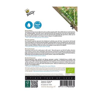 Buzzy® Organic Sprouting Broccolikers (BIO) - afbeelding 2