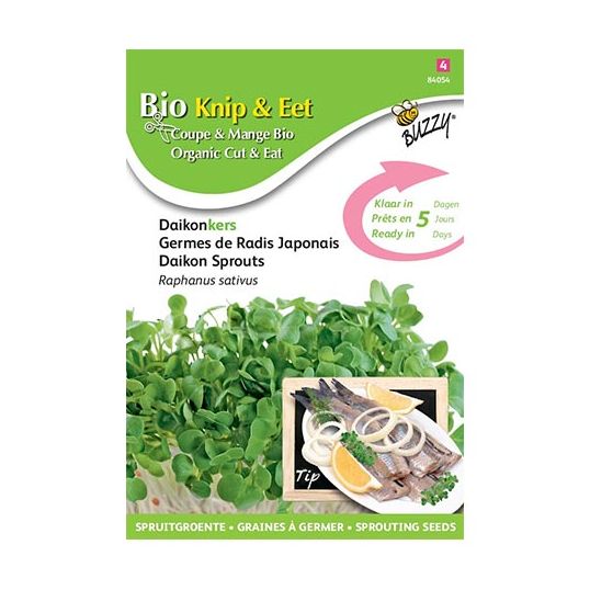 Buzzy® Bio Knip & Eet Daikonkers - afbeelding 1