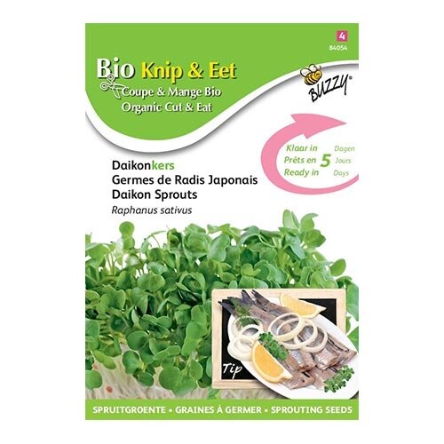 Buzzy® Bio Knip & Eet Daikonkers - afbeelding 1