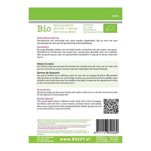 Buzzy® Bio Knip & Eet Rucolakers - afbeelding 2