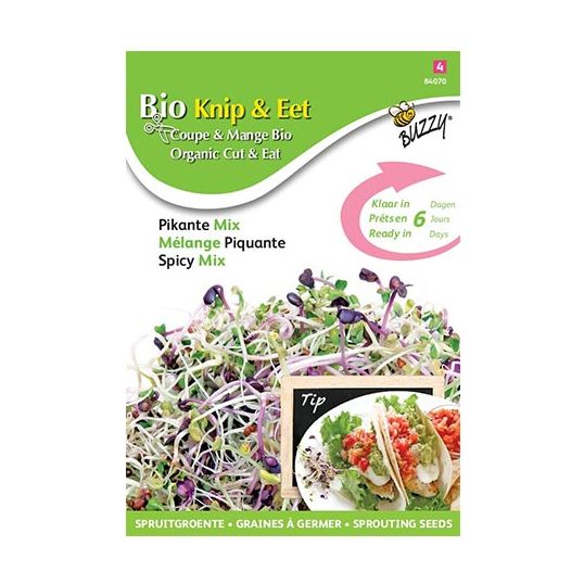 Buzzy® Bio Knip & Eet Salademengsel pikant - afbeelding 1