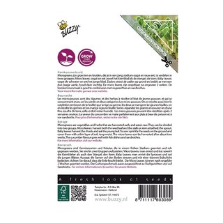 Buzzy® Microgreens, Borage (komkommerkruid) - afbeelding 2