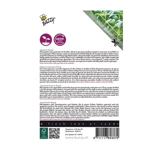 Buzzy® Microgreens, Tatsoi - afbeelding 2