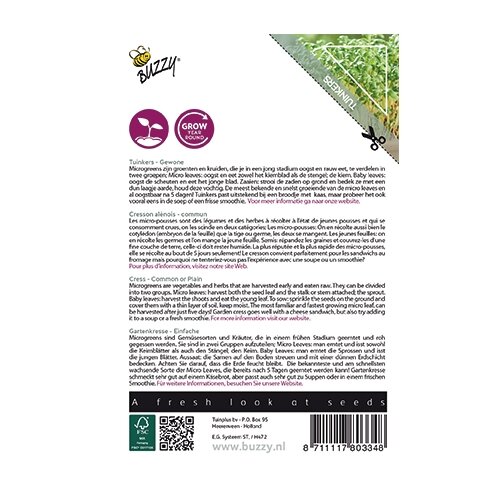 Buzzy® Microgreens, Tuinkers - afbeelding 2