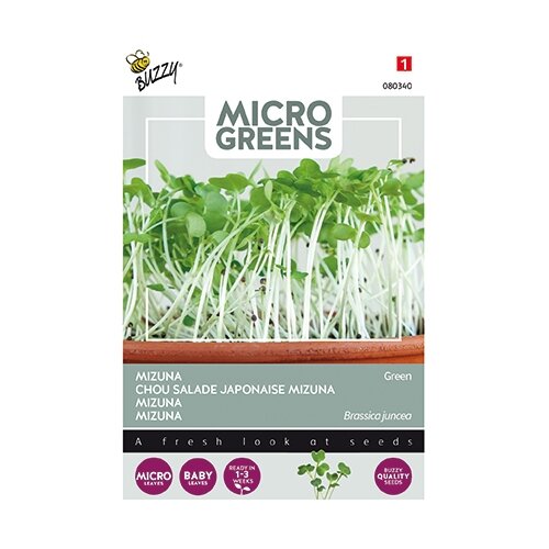 Buzzy® Microgreens, Mizuna Green - afbeelding 1