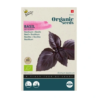 Buzzy® Organic Basilicum Red Rubin (BIO) - afbeelding 1