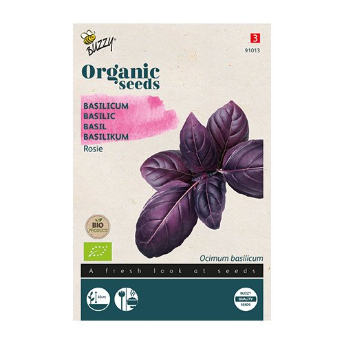Buzzy® Organic Basilicum Rosie (BIO) - afbeelding 1