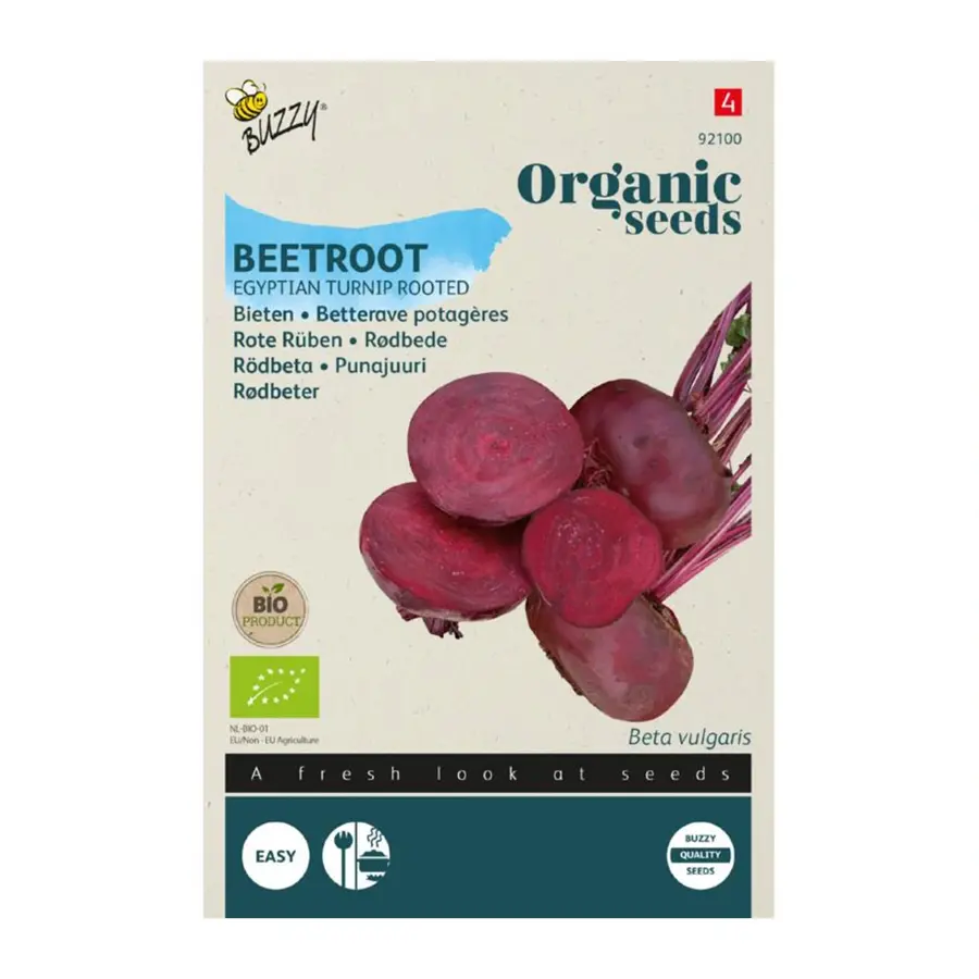 Buzzy® Organic Bieten Egyptische Platronde (BIO) - afbeelding 1