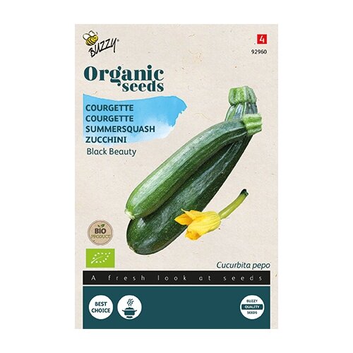 Buzzy® Organic Courgette Black Beauty (BIO) - afbeelding 1