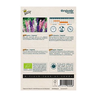Buzzy® Organic Delphinium, Ridderspoor Imperial (BIO) - afbeelding 2