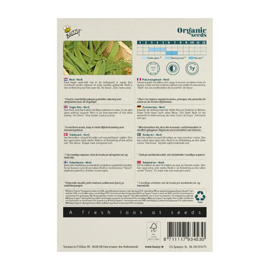 Buzzy® Organic Peulen Norli (BIO) - afbeelding 2