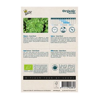 Buzzy® Organic Pluksla Salad Bowl, groen  (BIO) - afbeelding 2