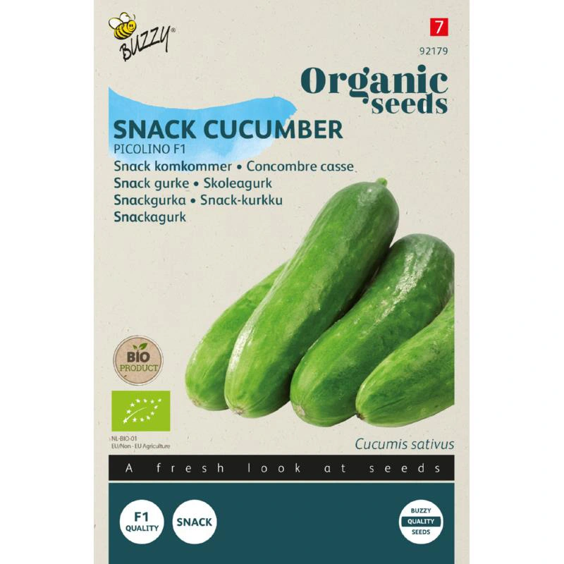 Buzzy® Organic Snackkomkommer Picolino F1 (BIO) - afbeelding 1