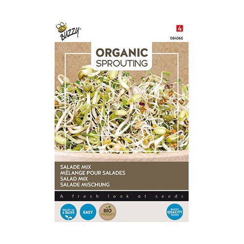 Buzzy® Organic Sprouting Salademengsel  (BIO) - afbeelding 1