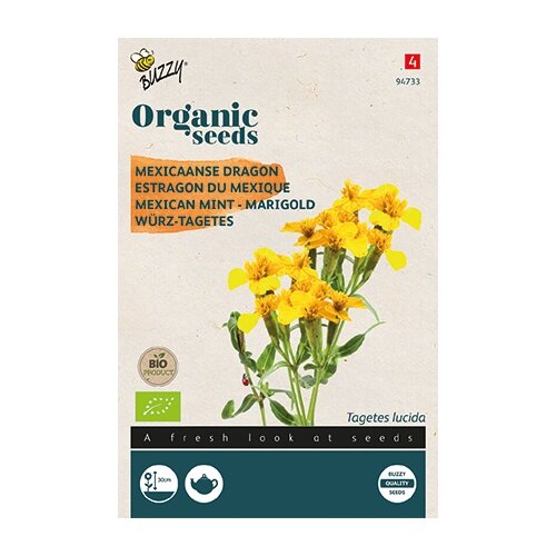 Buzzy® Organic Tagetes Lucida, Mexicaanse dragon (BIO) - afbeelding 1