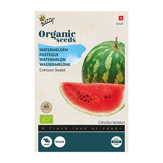 Buzzy® Organic Watermeloen Crimson Sweet (BIO) - afbeelding 1