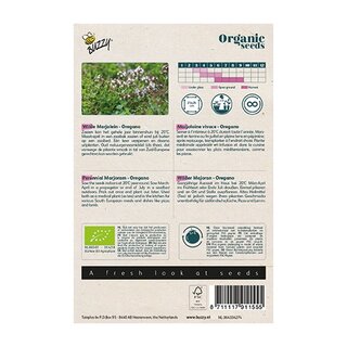 Buzzy® Organic Wilde Marjolein - Oregano (BIO) - afbeelding 2