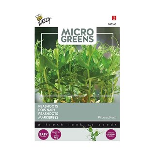 Buzzy® Microgreens, Peashoots - afbeelding 1