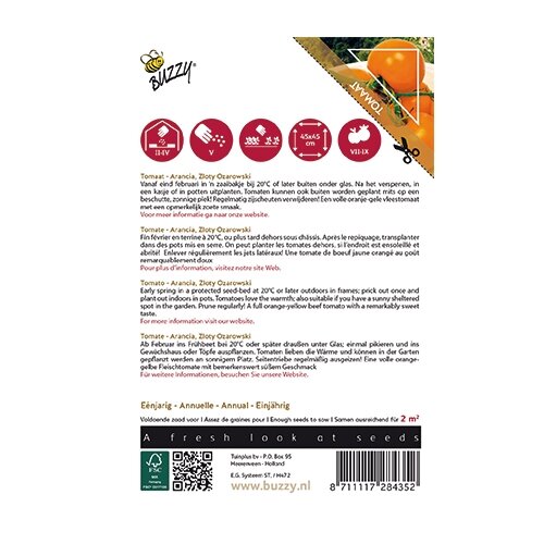 Buzzy® Pomodori, Tomaat Arancia - afbeelding 2