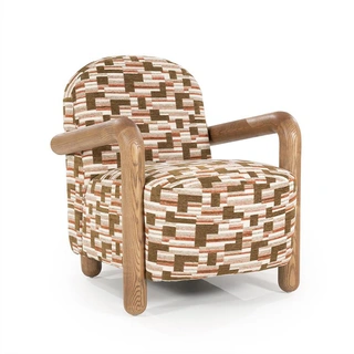 By-Boo Fauteuil Retrova Print - afbeelding 1