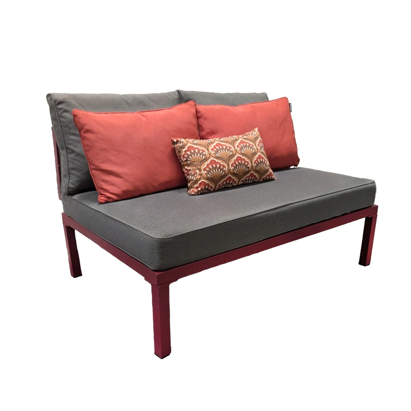 Your Own Living Cairo Pallet Bank - Burgundy - afbeelding 1