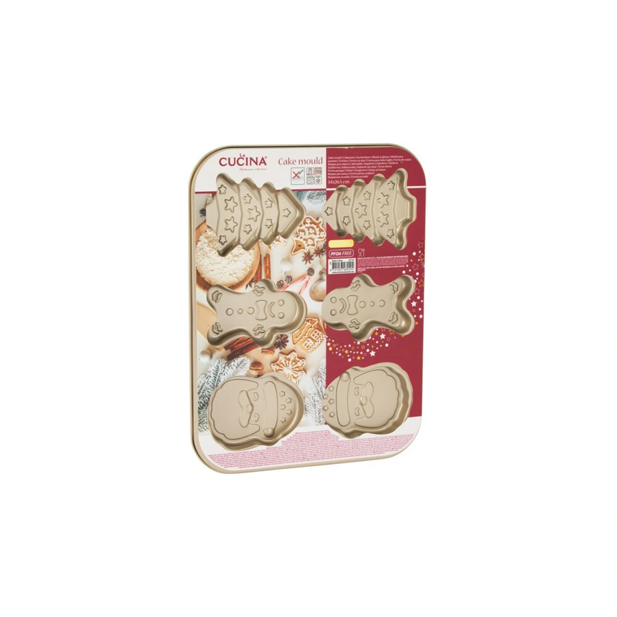 Kerst Cakevorm Non Stick - 34x26,5 cm - afbeelding 2