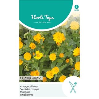 Horti Tops Calendula, Akkergoudsbloem - afbeelding 1