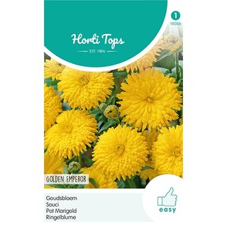 Horti Tops Calendula, Goudsbloem Golden Emperor - afbeelding 1