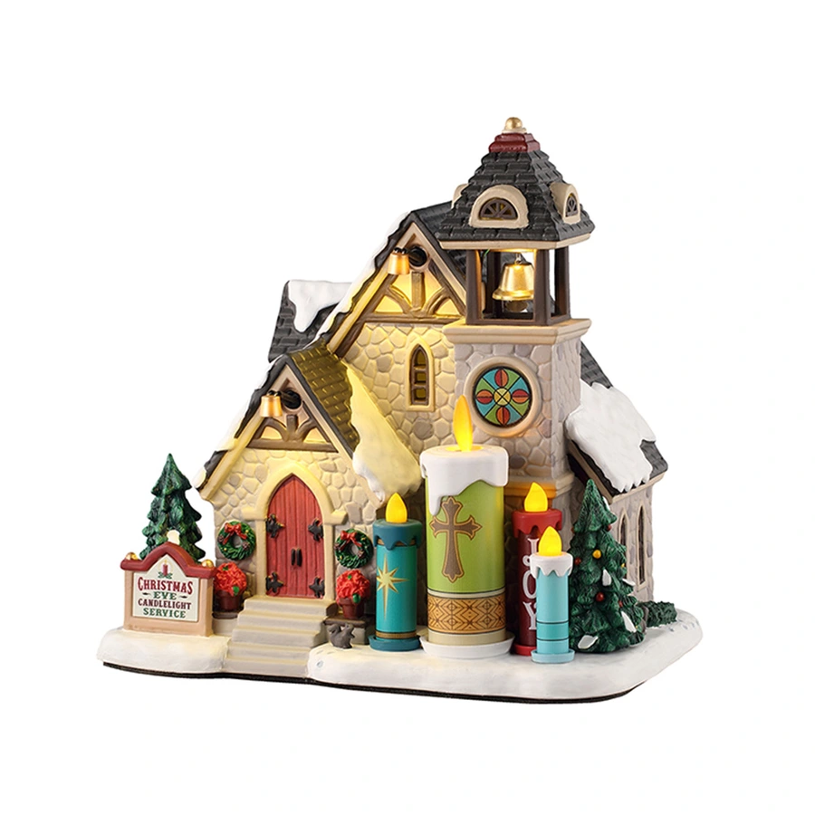 Lemax Candlelight Churchtor