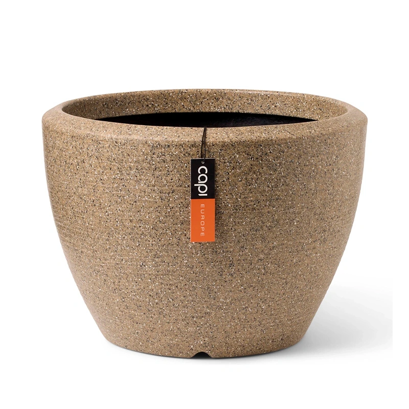 Capi Bloempot Arc Granite Ø34x25 cm- Taupe