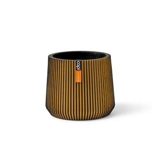 Capi Sandbag Groove 16x14 cm - Zwart Goud - afbeelding 1