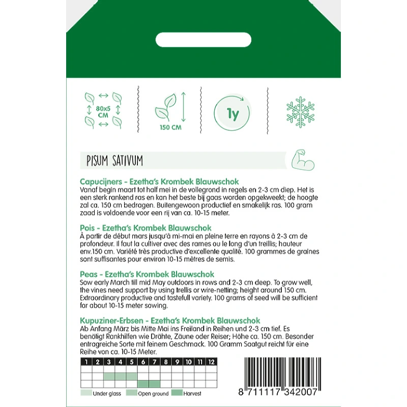 Horti Tops Capucijners Blauwschokkers Ezetha - afbeelding 2