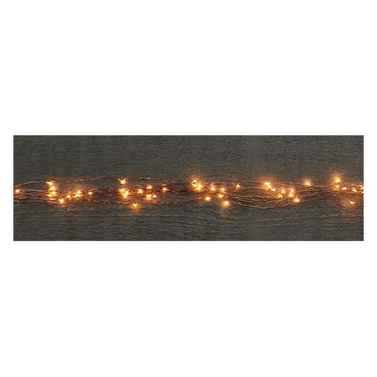Cascade kerstverlichting 160 LED's - Koper - afbeelding 1