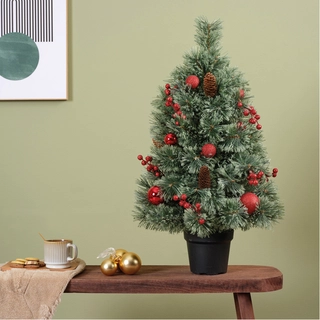 Cashmere Mini Kerstboom - 75 cm - afbeelding 2