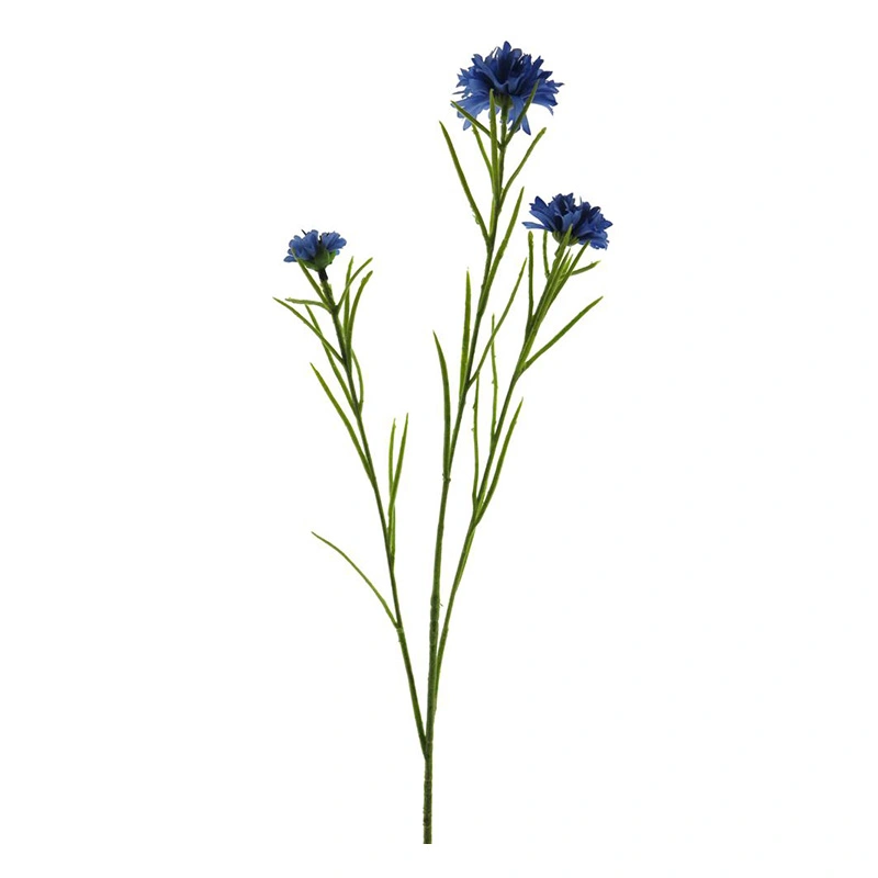 Kunstbloem Centaurea Blauw - 68 cm