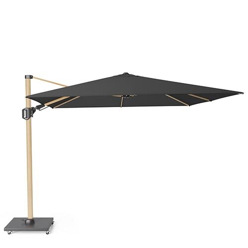 Platinum Challenger T² Zweefparasol 3x3 Oak - Faded Black - afbeelding 2