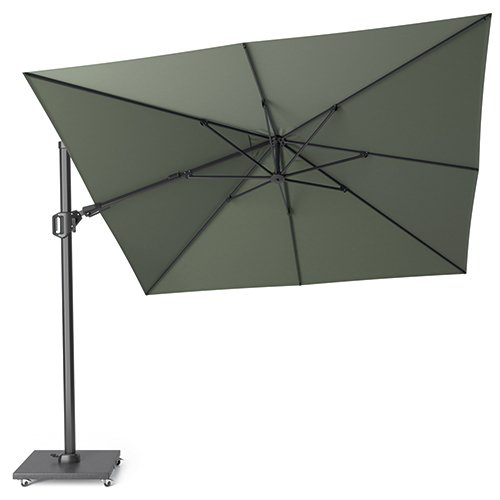 Platinum Casual Living Challenger T² Zweefparasol 3x3 - Olive - afbeelding 2