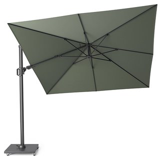 Platinum Casual Living Challenger T² Zweefparasol 3x3 - Olive - afbeelding 2