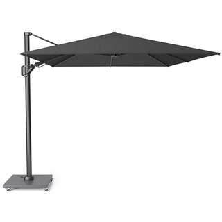 Platinum Casual Living Challenger T² Premium Zweefparasol 3,5x2,6 - Faded Black - afbeelding 1