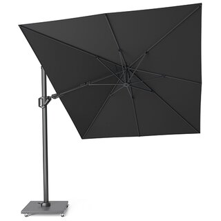 Platinum Casual Living Challenger T² Premium Zweefparasol 3,5x2,6 - Faded Black - afbeelding 2