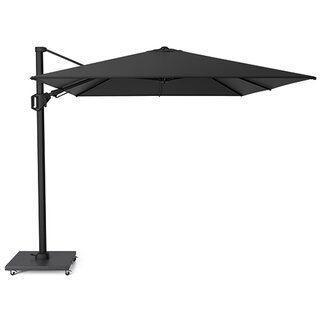 Platinum Casual Living Challenger T² Premium Zweefparasol 3,5x2,6 - Jet Black - afbeelding 1