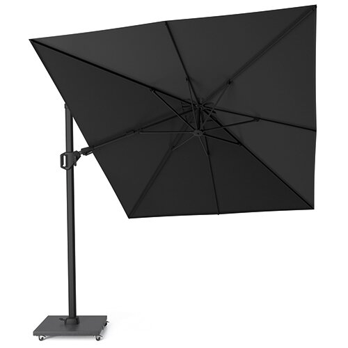 Platinum Casual Living Challenger T² Premium Zweefparasol 3,5x2,6 - Jet Black - afbeelding 2