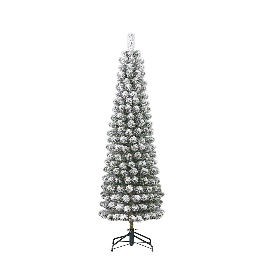 Black Box Kunstkerstboom Charlton Pilar Frosted Groen - Ø56x215 cm