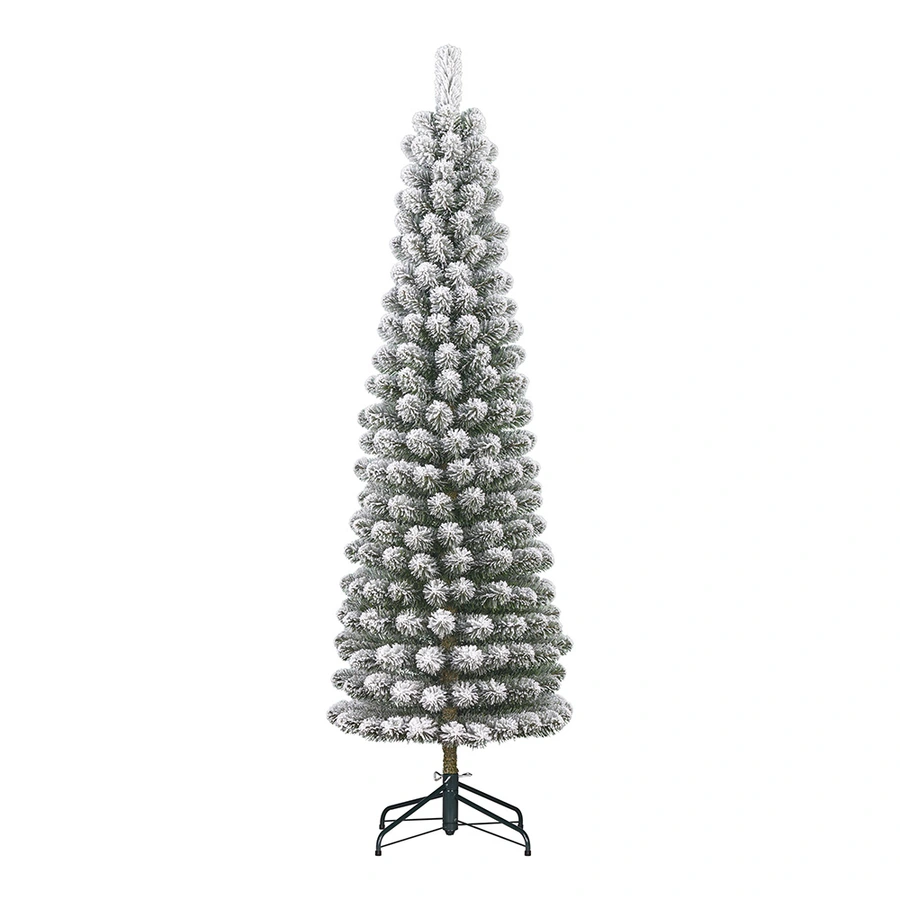 Black Box Kunstkerstboom Charlton Pilar Frosted Groen - Ø63x260 cm