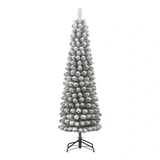 Black Box Kunstkerstboom Charlton Pilar Frosted Groen - Ø63x260 cm