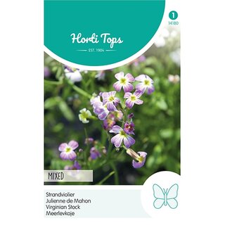 Horti Tops Cheiranthus, Strandviolier gemengd - afbeelding 1