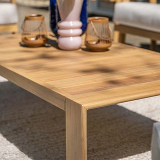 Garden Impressions Chicago Salontafel Teaklook - 125 cm - afbeelding 6