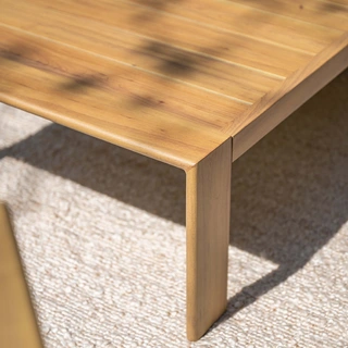 Garden Impressions Chicago Salontafel Teaklook - 125 cm - afbeelding 7